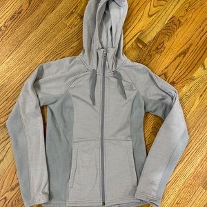 The North Face full zip fleece sweatshirt